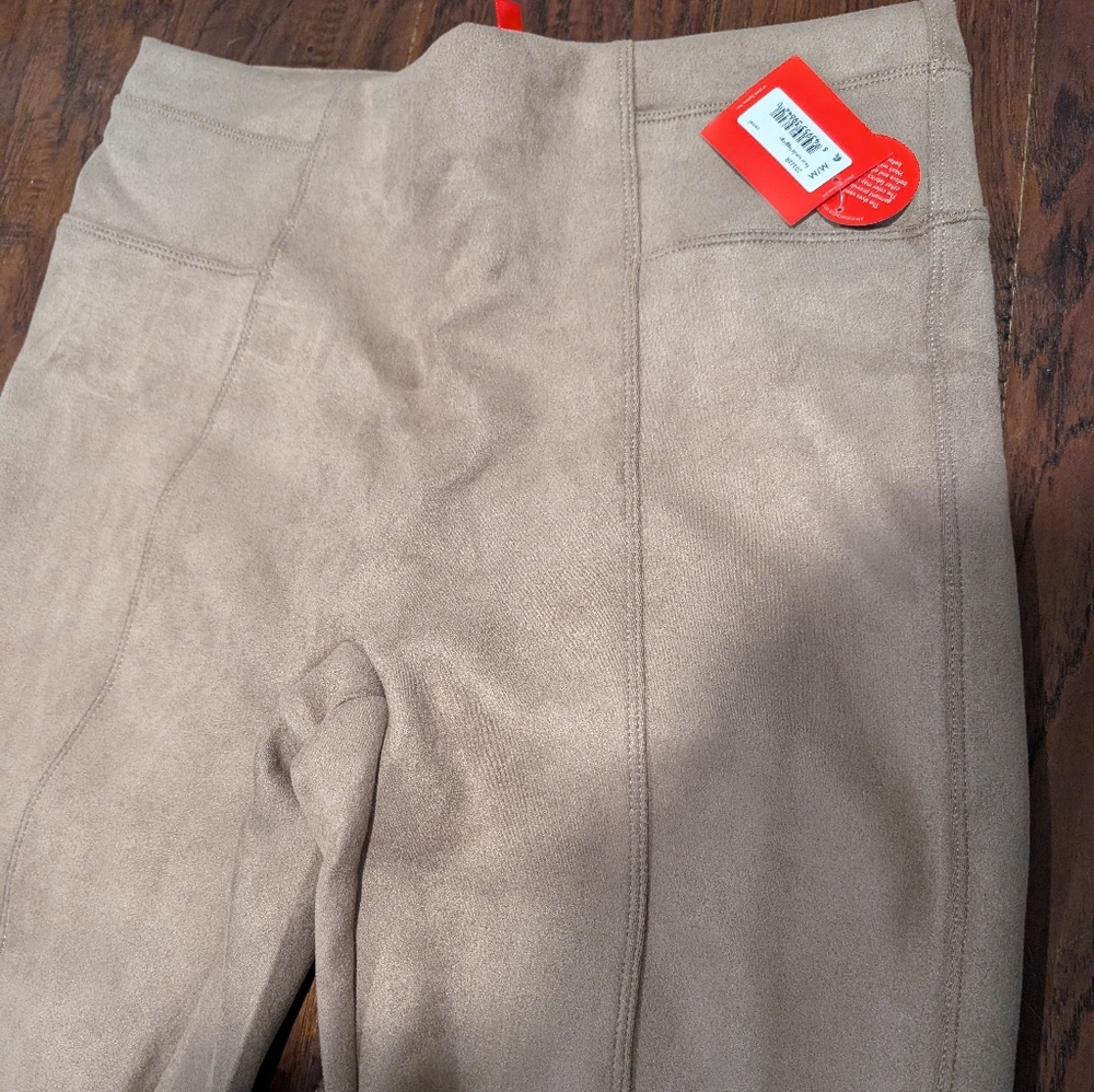 NWT Spanx Faux Suede Leggings Medium - Picture 2 of 8